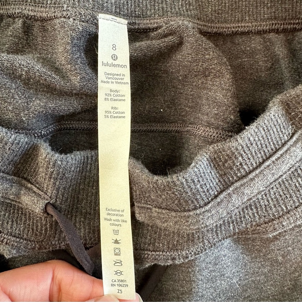 Lululemon Start Anew Skirt *21" Heathered Black Size 8 Office Travel Lightweight - Picture 7 of 11